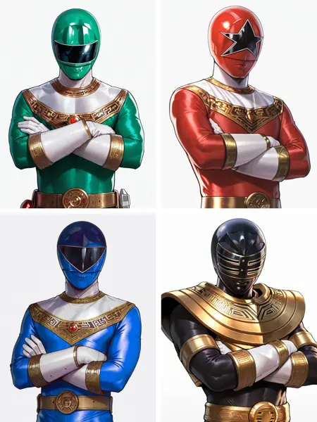 Chouriki Sentai Ohranger / Power Rangers Zeo / 超力戦隊オーレンジャー MALES