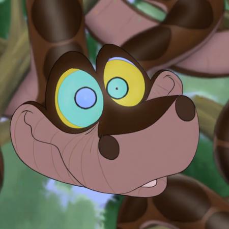 kaa the snake hypnotic eyes - jungle book 1967 V1