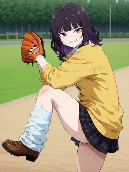 Baseball pitching pose / Pose LoRA