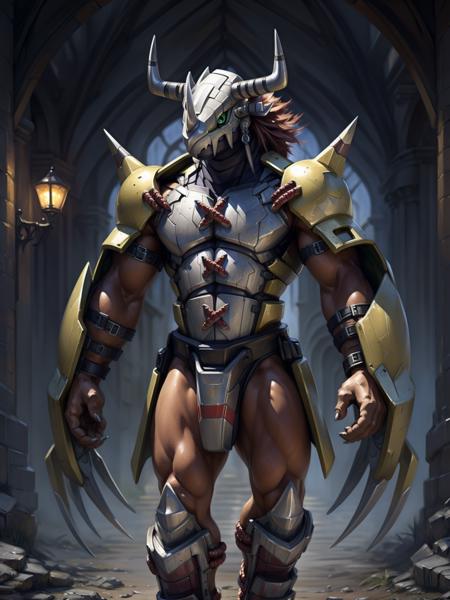 wargreymon armor helmet digimon bandai namco horns