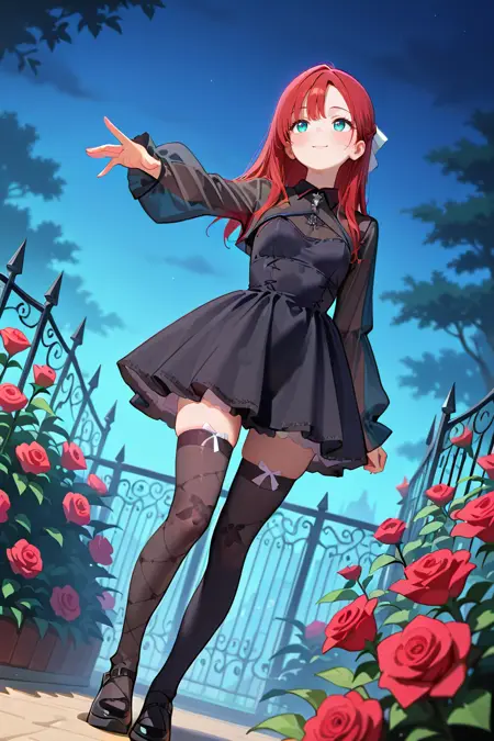 BlackGothicDress_Illustrious