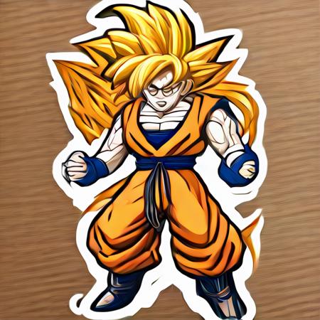 sticker Goku super Saiyan