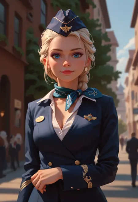 Aeroflot Stewardess | ILXL