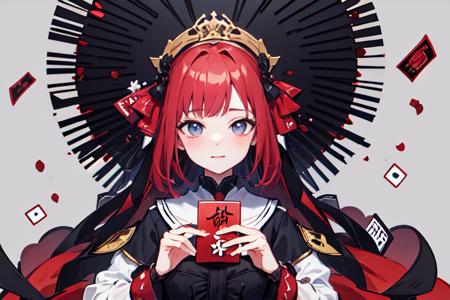 masterpiece, best quality, solo, 1girl, hanafuda, <lora:hanafuda-mild:0.9>