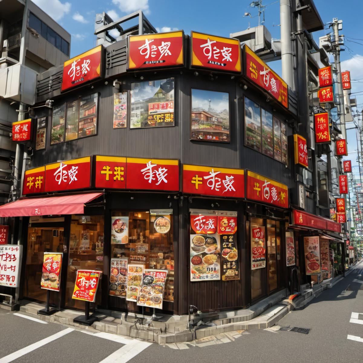 牛丼のお店 / sukiya SDXL image