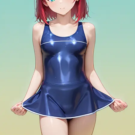 Skirt-Style School Swimsuit LoRA