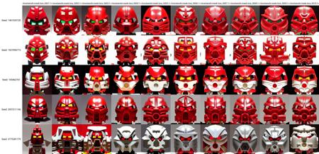 <lora:kanohi-mask-lora_0001:1>, white background, kanohi, bionicle, red mask, helmet, robot,  glowing eyes