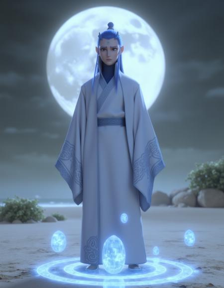 Nezha's Demon Child Roars in the Sea - Ao Bing v1.0