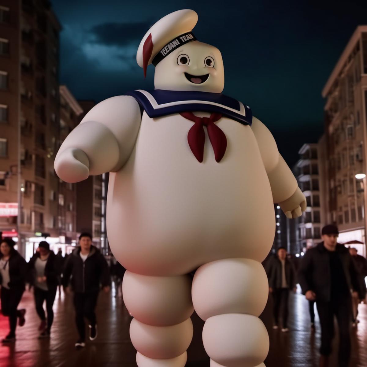 picture of marshmallow man from ghostbusters
