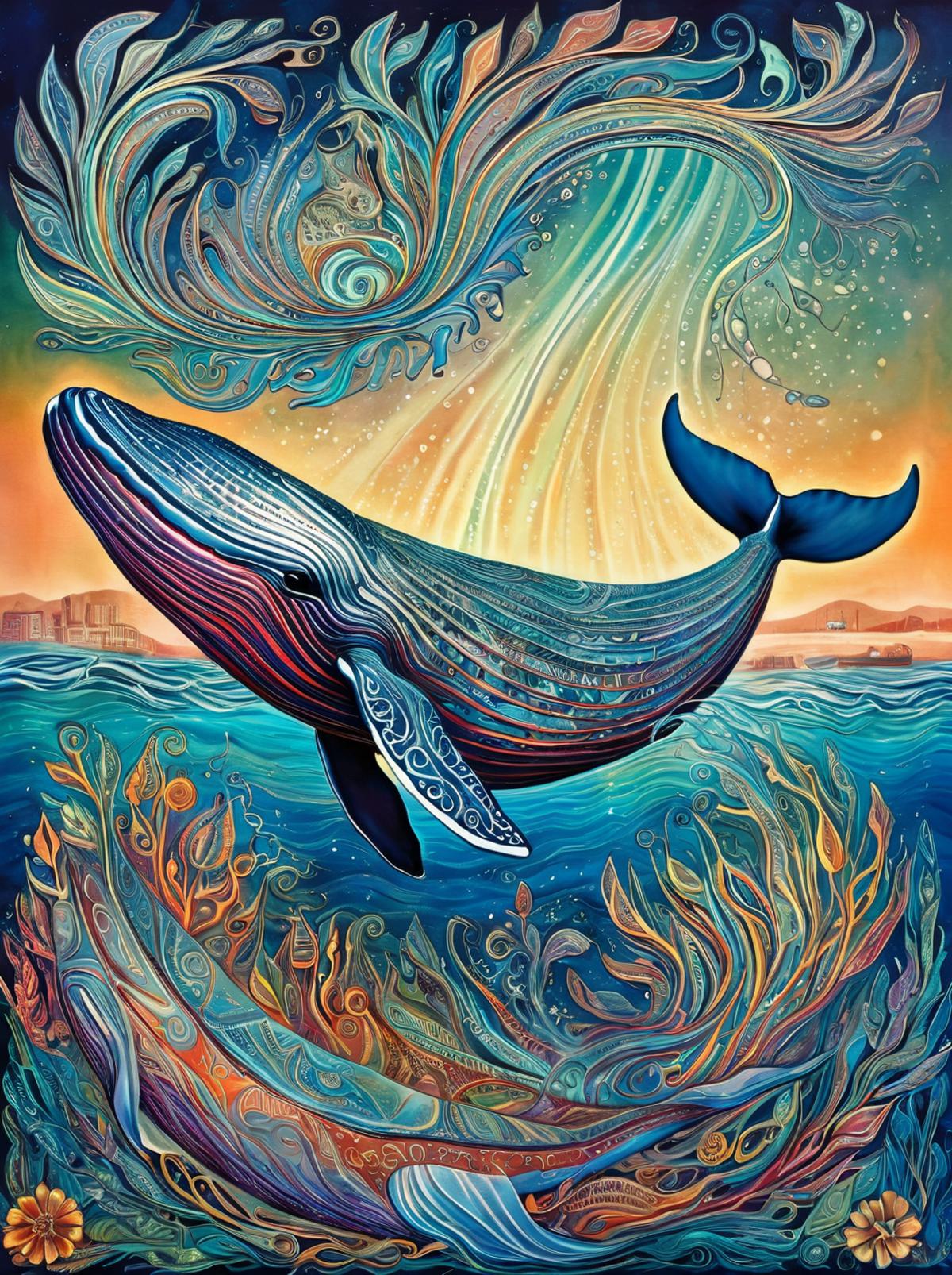 Whale in the Ocean