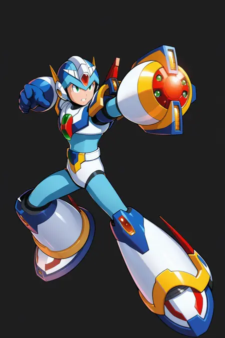 [illustrious XL] Fourth Armor X (Megaman X4) /洛克人X4/ RockmanX4，第四装甲X/武力装甲X