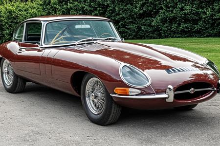 Jaguar E-type (roofed) - British sports car v1.0