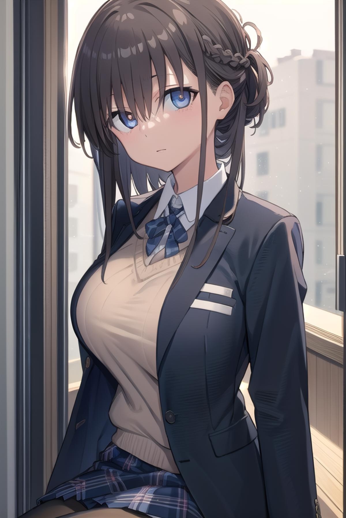 Maegami-chan (前髪ちゃん) - Tawawa on Monday (Getsuyoubi no Tawawa) (月曜日のたわわ) -  v1.0 | Stable Diffusion LoRA | Civitai