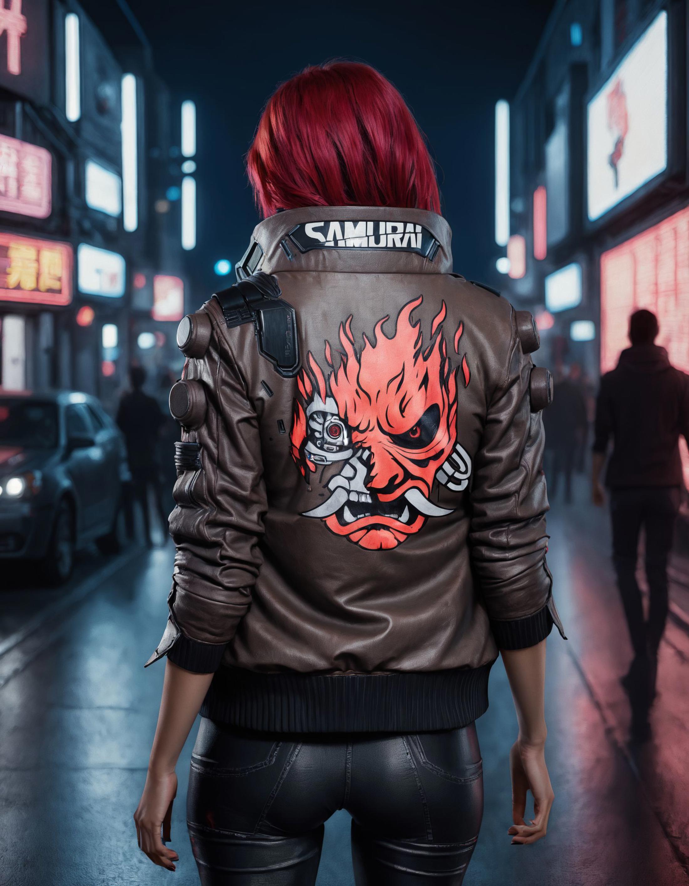 Cyberpunk Samurai Jacket SDXL image by diggydre