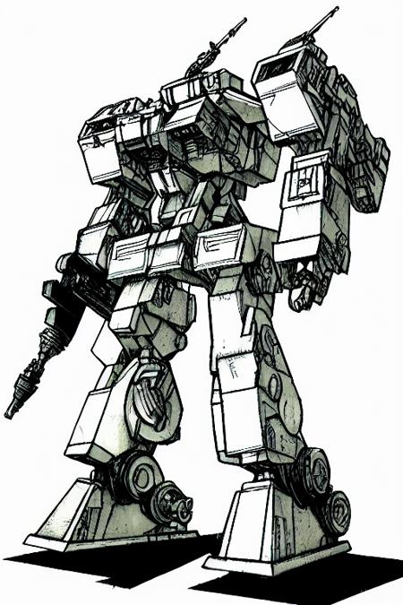 BattleTech Classic 1980's look MechBattleTechClassic_V1.1