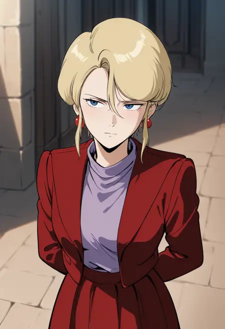 変装中のハマーン・カーン (Haman Karn in disguise)/機動戦士ガンダム ZZ (Mobile Suit Gundam ZZ)