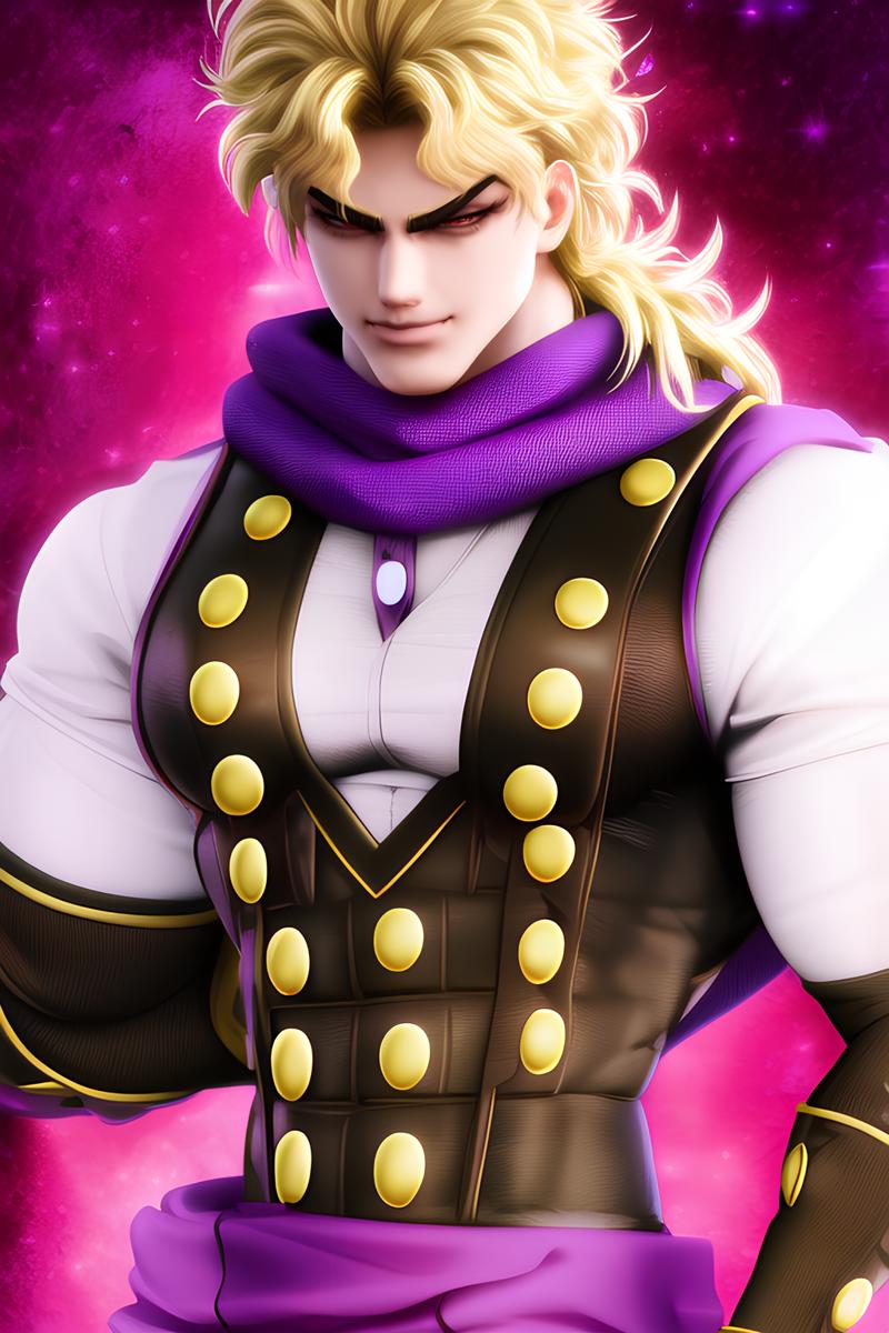 Dio Brando (Phantom Blood) - LoRA - v2 Showcase