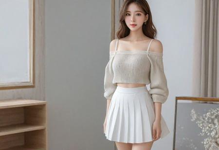 (best quality),(highly detailed),(masterpiece),(ultra-detailed),illustration,((absurdres)),((incredibly_absurdres)),((highres)),1girl,(solo),(full body),(an extremely delicate and beautiful girl),(extremely detailed),(an extremely delicate and beautiful),(bare shoulders),(depth of field),(bare_shoulder),(((real))),((photo)),((((realistic)))),big breast,(solo),(stand),day,(beautiful detailed eyes) (best quality),(highly detailed),(masterpiece),(ultra-detailed),illustration,((absurdres)),((incredibly_absurdres)),((highres)),1girl,(solo),(full body),(an extremely delicate and beautiful girl),(extremely detailed),(an extremely delicate and beautiful),(bare shoulders),(depth of field),(bare_shoulder),(((real))),((photo)),((((realistic)))),big breast,(solo),(stand),day,(beautiful detailed eyes), white skirt, see through,