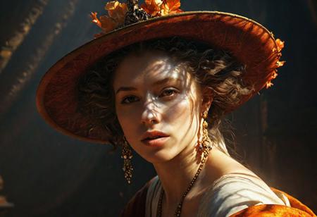 Danae, Rembrandt Van Rijn, digital art, 8K artistic photography, octane render, beautiful composition, trending on artstation, award-winning photograph, masterpiece