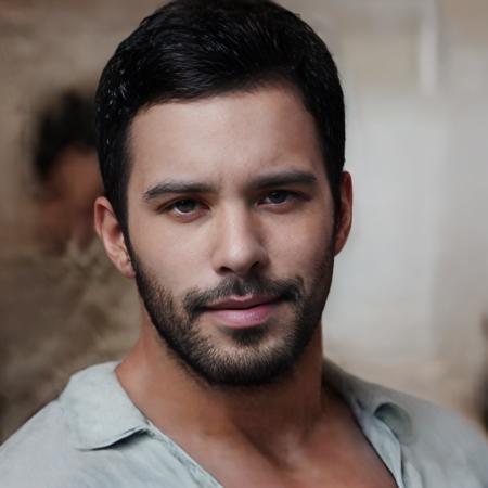 male, face, realistic,  <lora:Baris Arduc:1>, smile