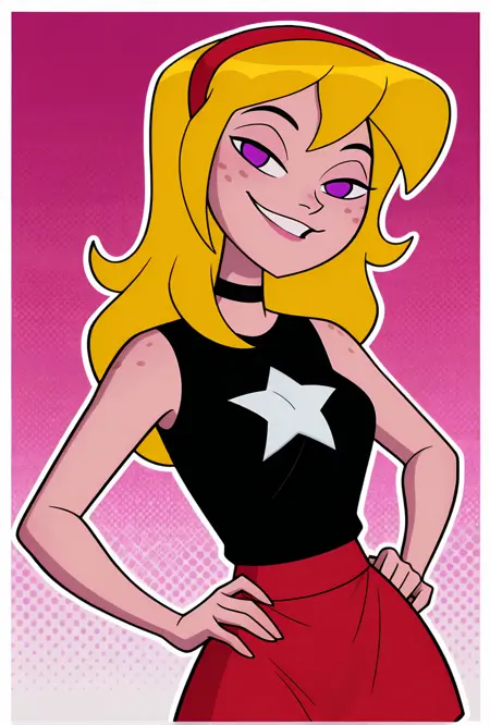 Lucy Mann Flashback-- Ben 10 Omniverse illust