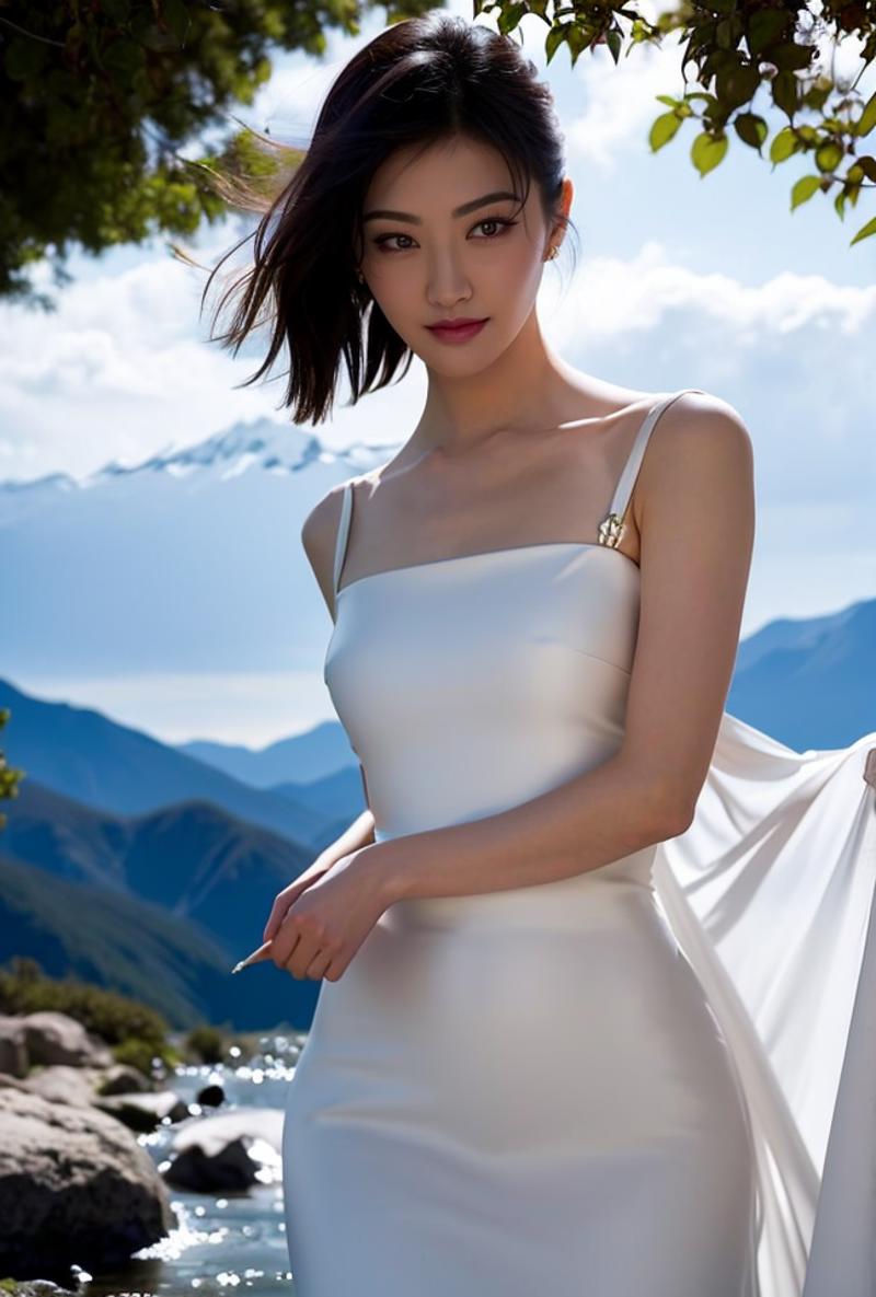 这个虚拟人有点像景甜 This virtual girl looks a bit like Jing Tian image by michaelmoon