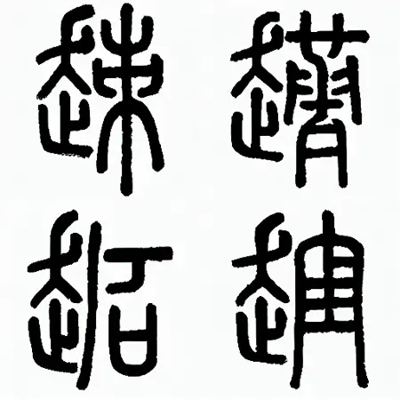 SWJZ Seal Character 说文解字 篆书 Vol.0