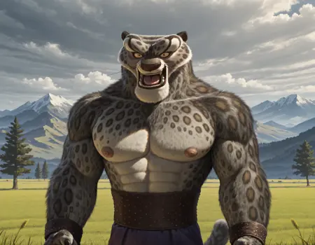 Tai lung - kung fu panda ( Illustrious )