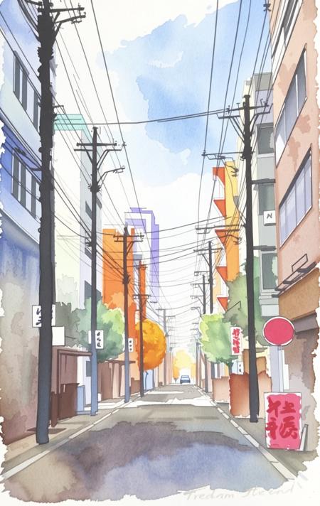 Watercolor Painting Schnell Flux LoRA v1.0