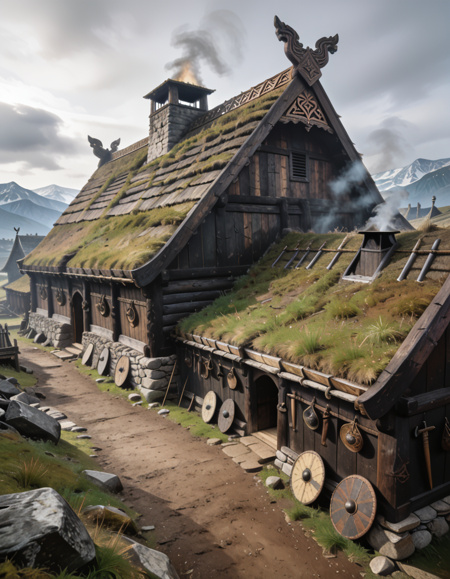 Viking longhouses pony v1.0