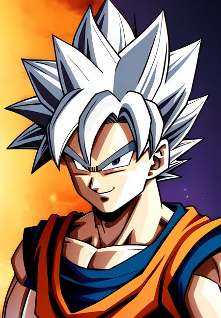 (Photo:1.3), highdetail, <lora:SonGoku:0.8>, SonGoku, solo, 1boy, smile, selfie, detailed face, detailed eyes, super saiyan, grey Hair, ultra instinct,, (sexy, hot, attractive:1.3), (trending on CGSociety, trending on pixiv, contest winner:1.3)