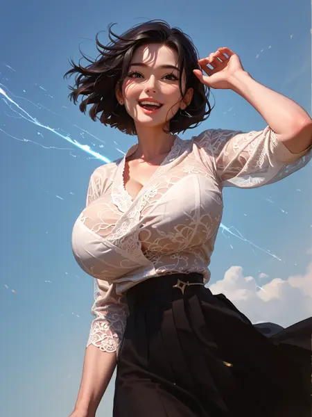 Sexy Hanbok (Traditional Korean clothes) [PONY]