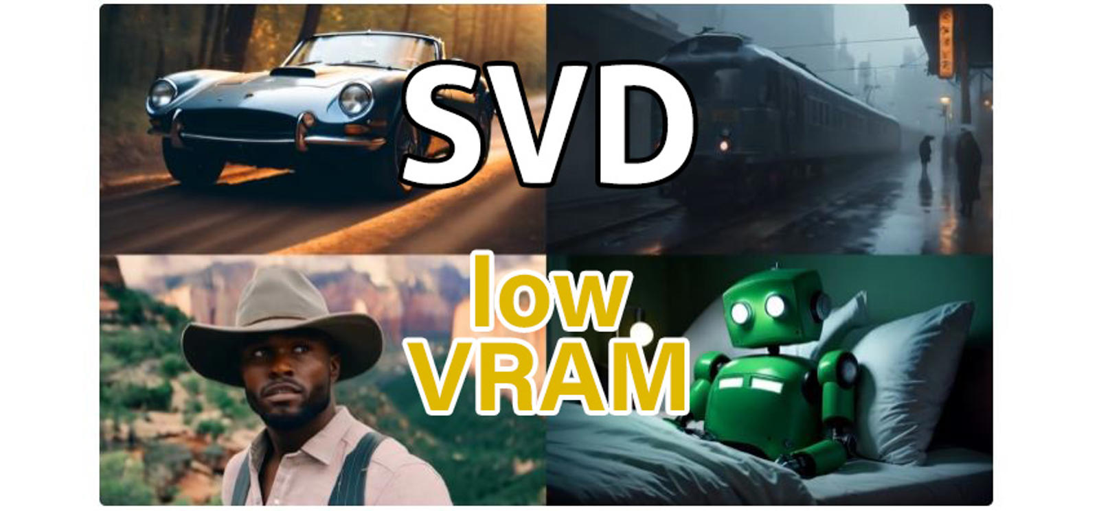 Stable Video Diffusion optimization — Low VRAM