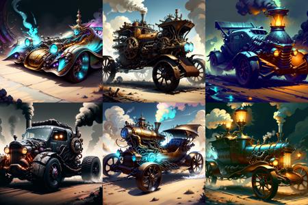 <lyco:SteamPunkBundle2v:0.9>  AetherPunkAI ,ManyGaugesAI 
race car
, detailed, intricate