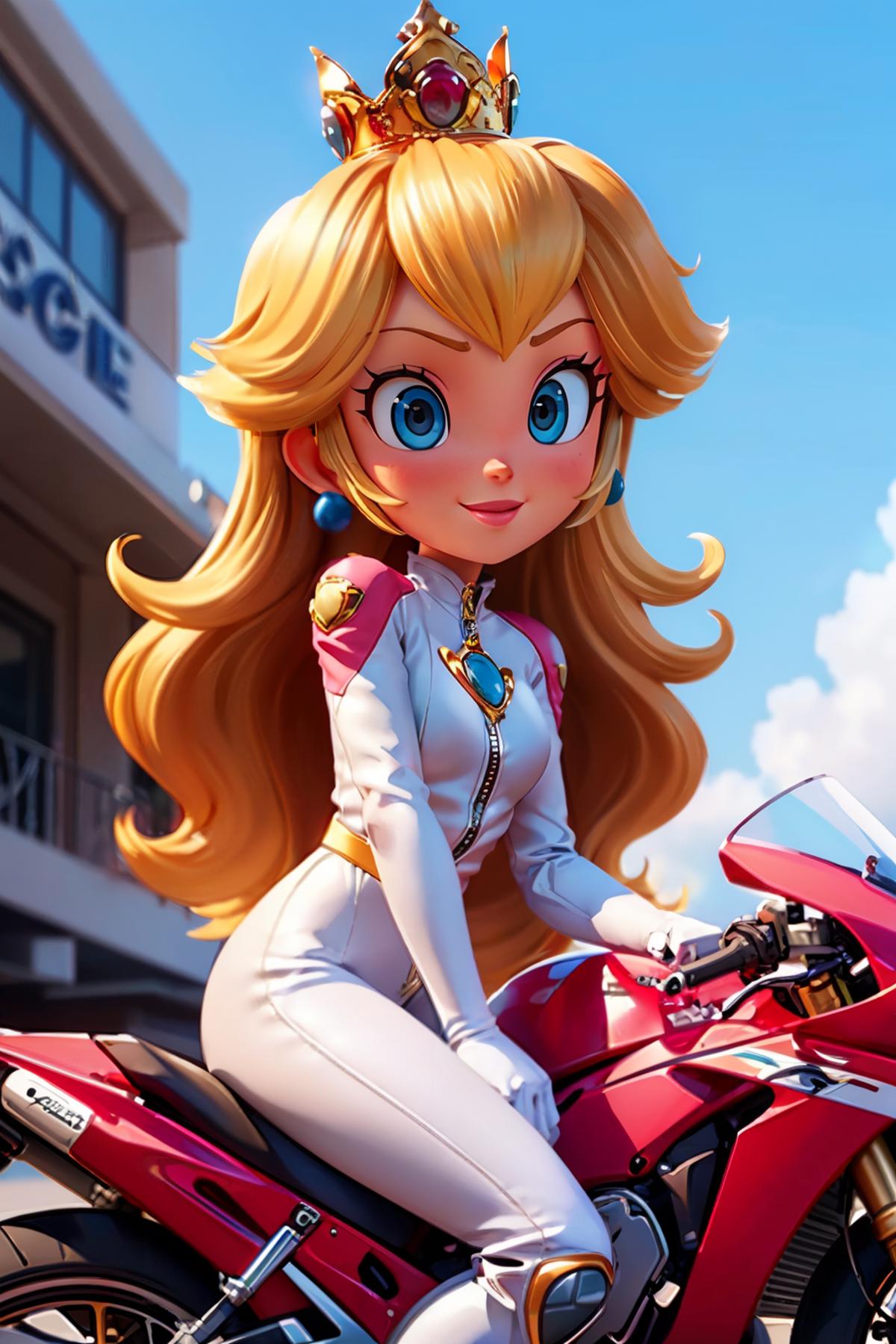 princess peach - The Super Mario Bros. Movie - movie like image by wikkitikki