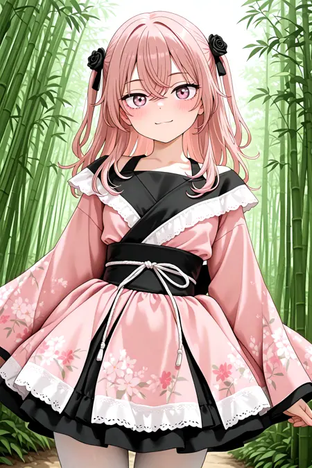 Kimono Style Dress - Illu