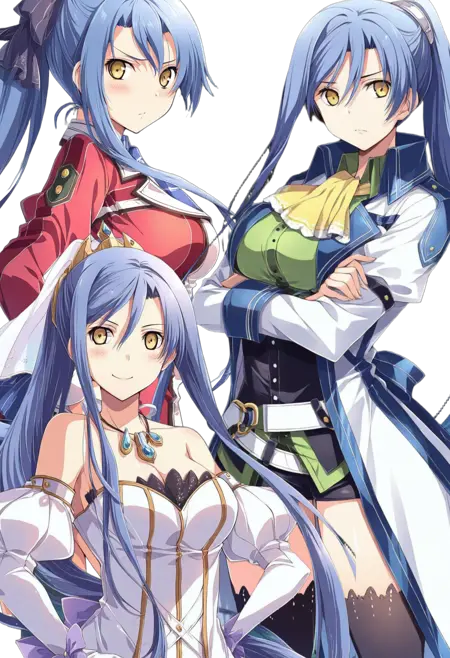 Laura S. Arseid ラウラ・S・アルゼイド (3 OUTFITS) - Trails of Cold Steel