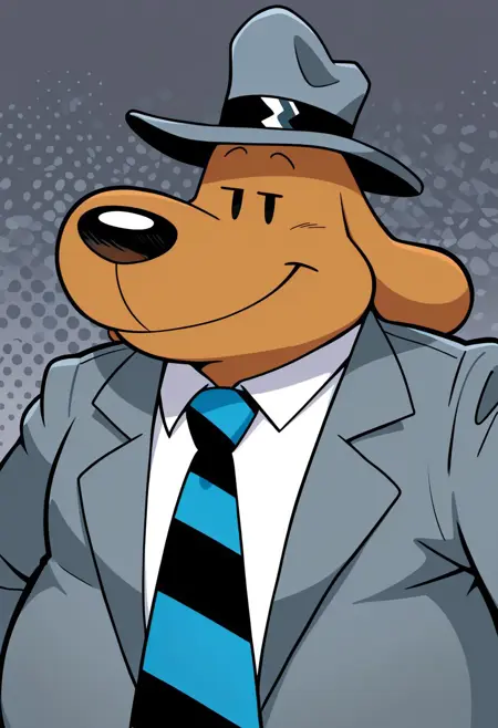 Samuel Dog // Sam & Max (by sickmer)