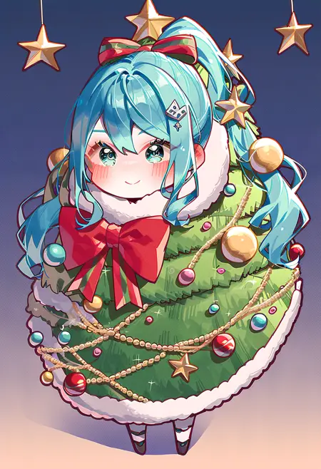 Christmas-tree-costume-chibi-version