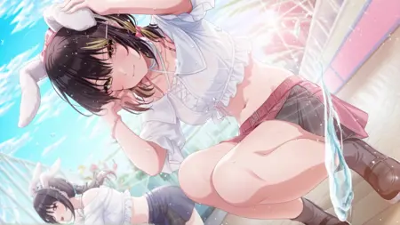 NoNoNo:Bunny 水着衣装の斑鳩ルカ (Ikaruga Luca) & mob