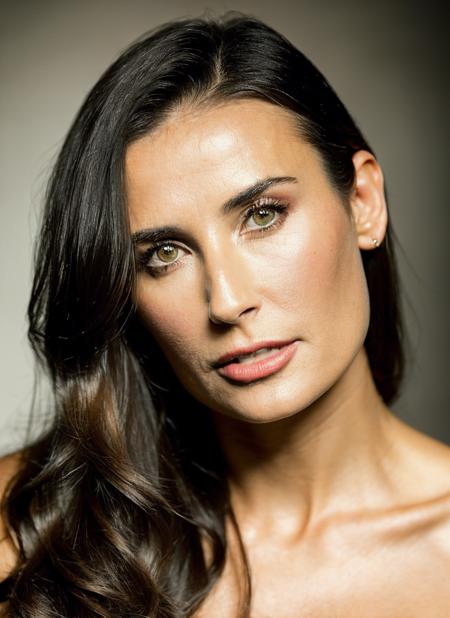 analog style, modelshoot style, portrait of sks woman, feminine, epic (photo, studio lighting, hard light, sony a7, 50 mm, matte skin, pores, colors, hyperdetailed, hyperrealistic), <lora:locon_demi_v1_from_v1_64_32:1.3>