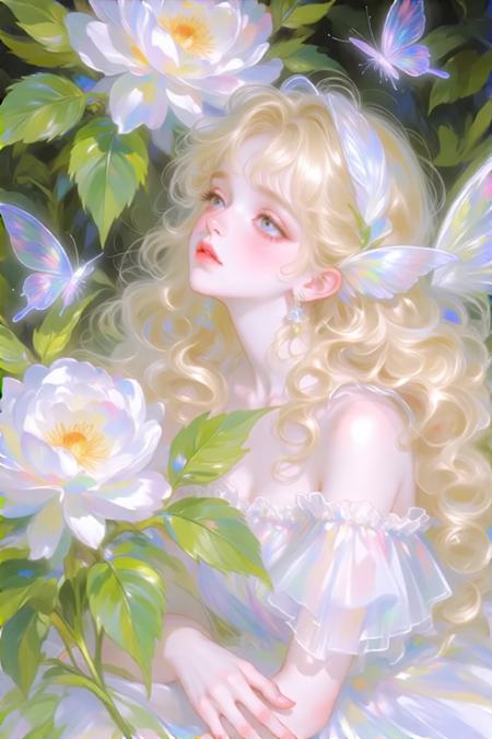 Qwen_Sparkling Flowing Light _ Thick Painting Style Illustration Avatar v1.0