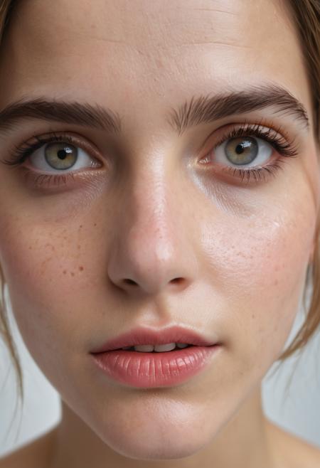 (dynamic pose:1. 2), (dynamic camera), (art retouch, photo surrealism), (close-up) (analog photo:1. 2), close-up, emotional portrait funny drunk Emma Watson (16mm lens low wide-angle, (fish-eye:0. 8)), (move noment)), (daytime hour, high quality, film grain), (natural colors, correct white balance, color correction, dehaze, clarity), , (skin texture)((textured skin)), ((Vellus hair)), ((chapped lips)), , catch lights in eyes, ((imperfect skin)), rosacea, ((teeth gaps)), super detailed, 8k, high quality , sharp focus, intricate details, highly detailed, 16k, UHD, (best quality:1. 5), (((textured skin))),  <lora:add-detail-xl:1>