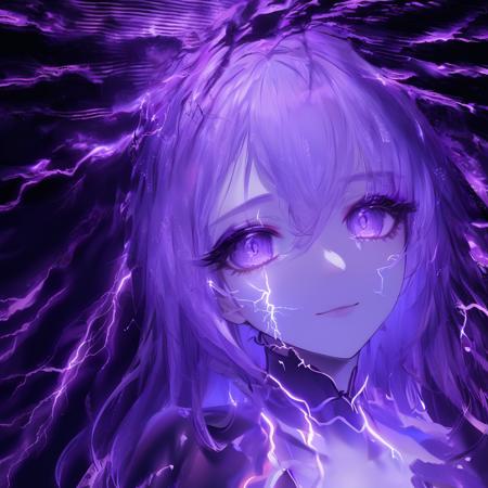 Lightning,glowing,electricity purple theme