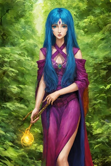 1woman aes sedai casts a spell, book cover