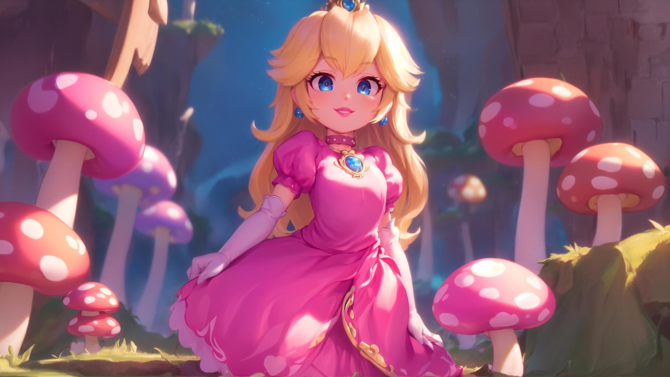 princess peach - The Super Mario Bros. Movie - movie like image by marusame