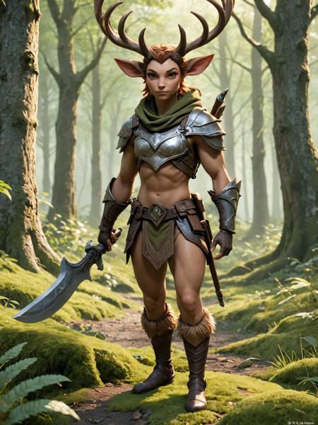 3dmm,
Faun ranger patrolling the glade,
<lora:3DMM_XL_V1.1:1>,