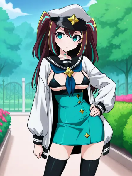Akoya Matama / Loco Musica  ( Mahou Shoujo ni Akogarete )  ( 4 Outfits )