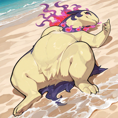 hisuian typhlosion illustrious/pony  (pokemon) illustrious