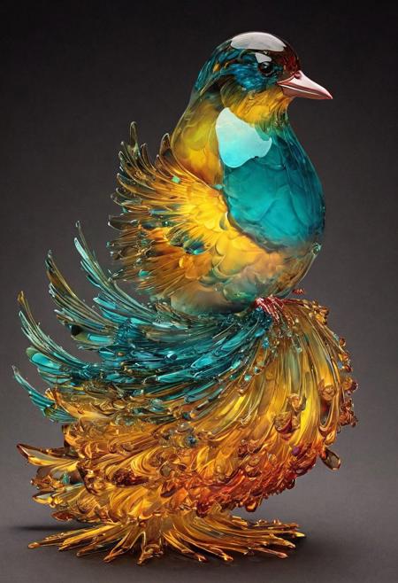 A bird, 
amazingly fluid, 
detailed, 
3d fractals, 
light particles, 
water drops, 
shimmering light, 
dreamy, 
surreal, 
alcohol ink, 
smooth, 
shimmering, 
dreamy glow, 
conceptual art by Alberto Seveso, 
Anna Dittmann, 
Arthur Rackham, 
16k